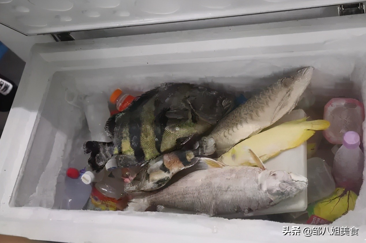 给鱼解冻，记得在水里加两个料，比直接用水泡效果好，吃着仍鲜美