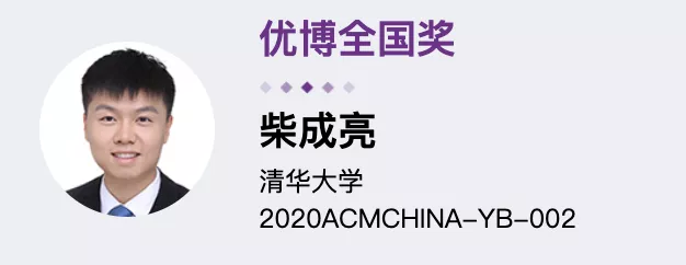 华为「天才少年」上榜！2020 ACM中国新星奖和优秀博士论文奖公布