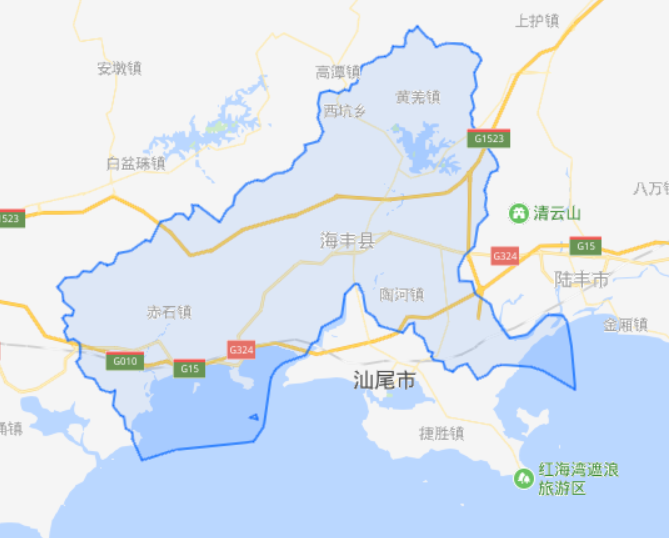 首先,海豐縣隸屬於廣東省汕尾市.