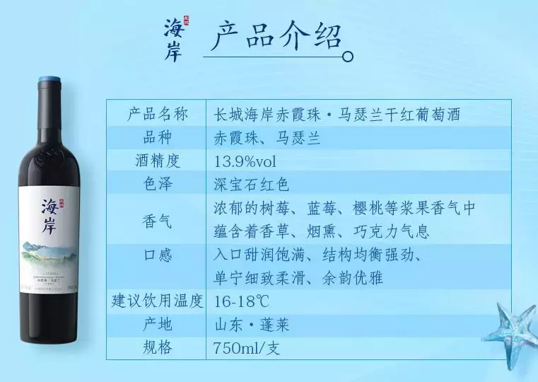 长城海岸葡萄酒测评:“温润柔雅”,品出海岸的味道