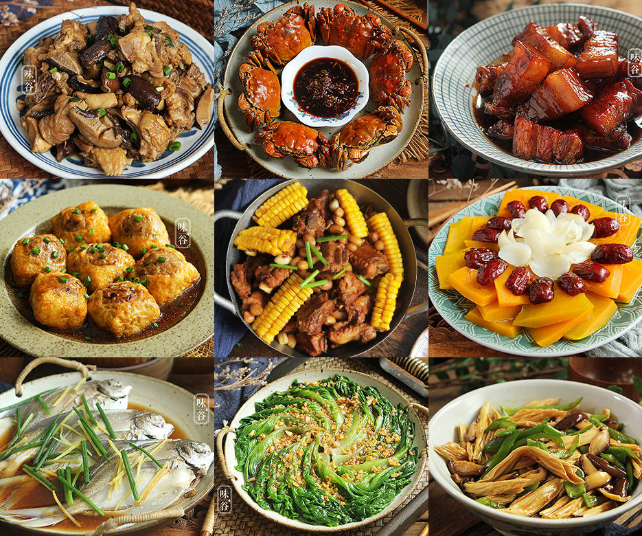 明日中秋节，家宴菜单已备好，9菜1汤，好吃实惠，寓意十全十美