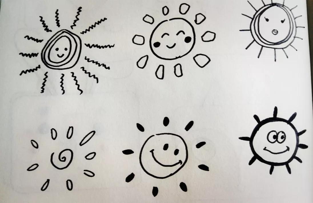 画个太阳怎样画漂亮的太阳怎么画