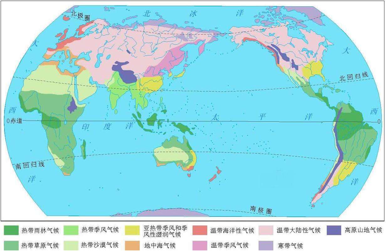 温带大陆性气候降水特点（世界上5种气候类型分享）