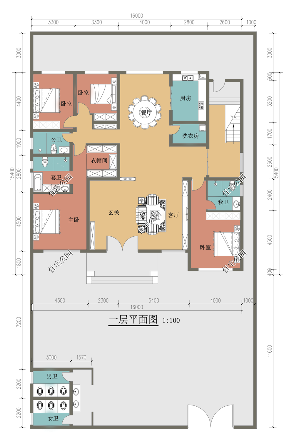 2020年备受好评的10套二层户型图,尤其是第六套,实用又漂亮