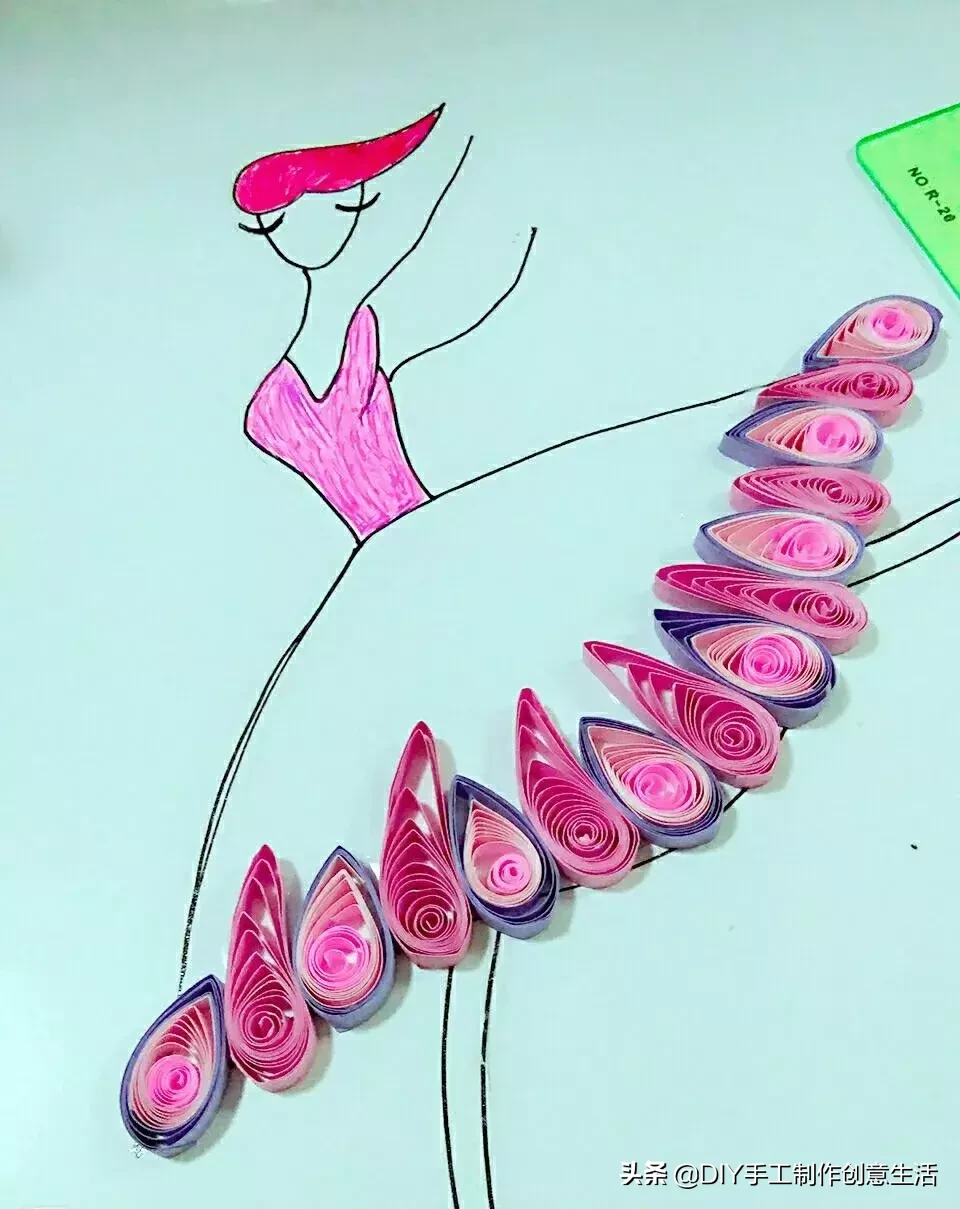 儿童衍纸手工课作业,这么有意思的亲子手工,一定要带着孩子diy