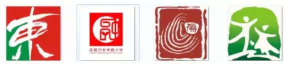 成都85所中小学校徽大起底：红绿是主流，长得“胖”完胜！