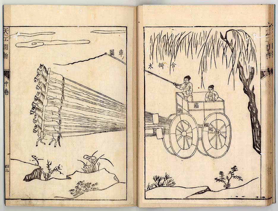 中国17世纪的工艺百科全书(明代宋应星的天工开物)