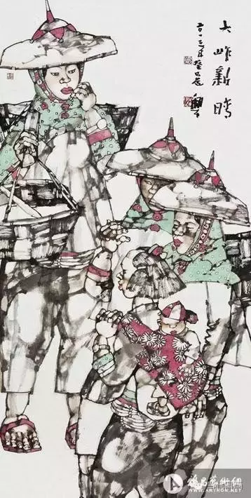 探索新蹊径-读张道兴的人物画