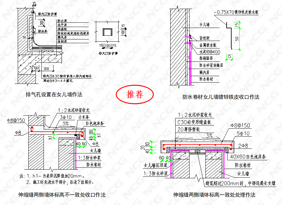 建築工程質量安全及绿色施工標准圖集，工艺做法结合防治措施图片