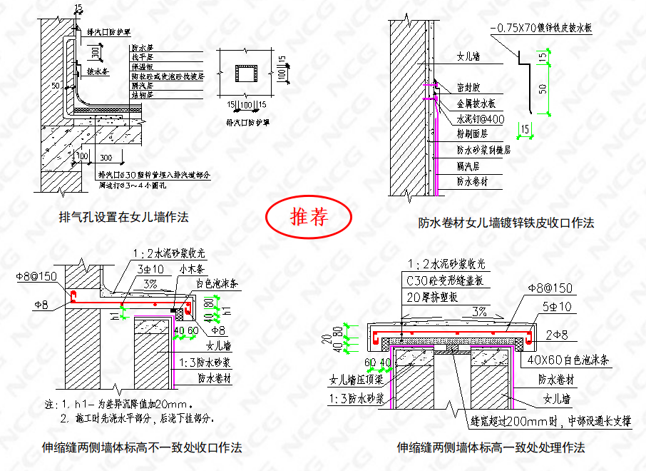 建筑工程质量安全及绿色施工标准图集，工艺做法结合防治措施图片