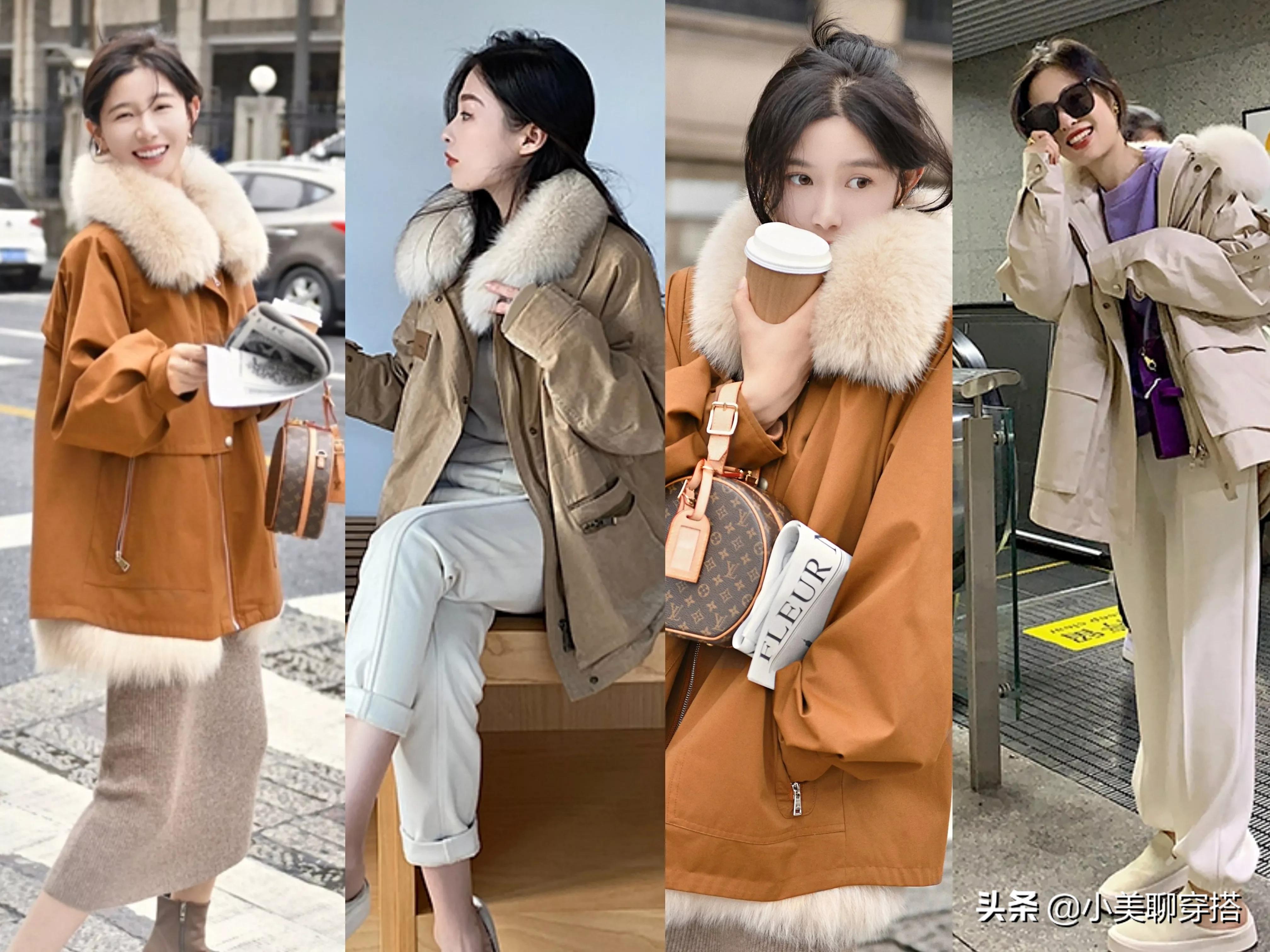 冬天，一定要试试这个色系的穿搭，甜暖中有着高级的质感，太美了