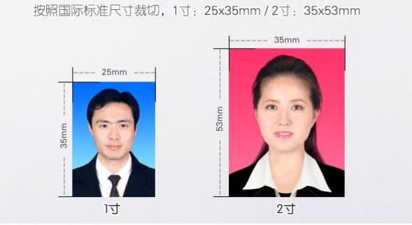 标准二寸白底免冠证件照尺寸要求及手机拍摄制作教程