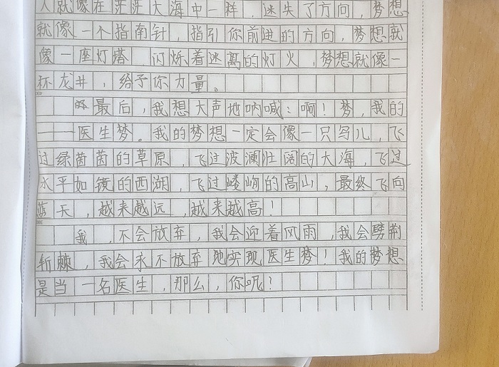 以“梦想”为话题写作文，从立意、构思和语言出发，得高分并不难