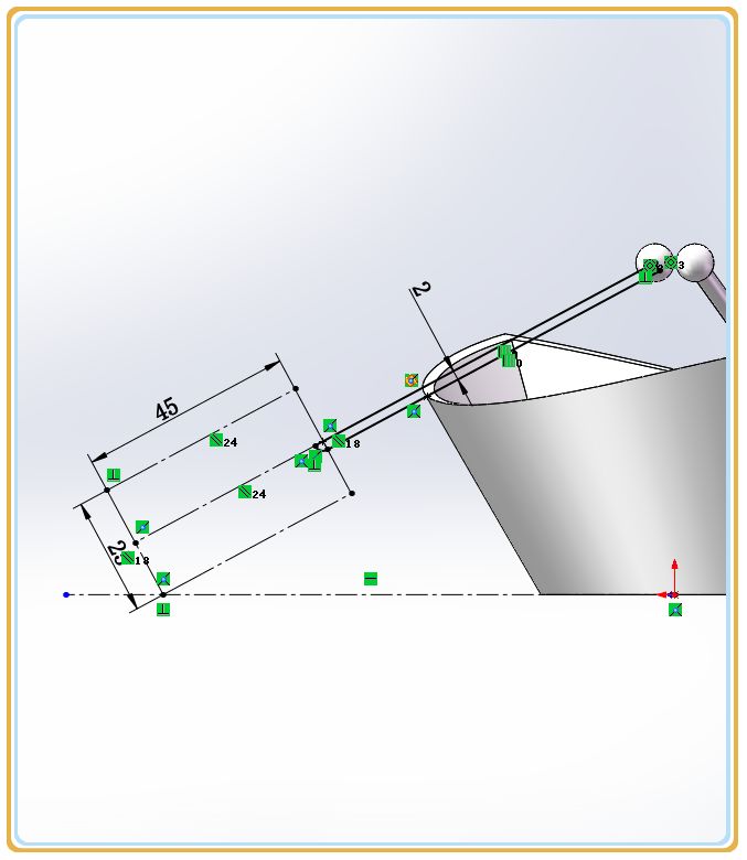 用SolidWorks画的小船和船桨，看图纸似乎挺复杂，但画起来并不难