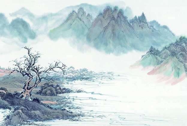 晚年王维最精彩唐诗作品，10个字写出淡泊宁静的禅理韵味