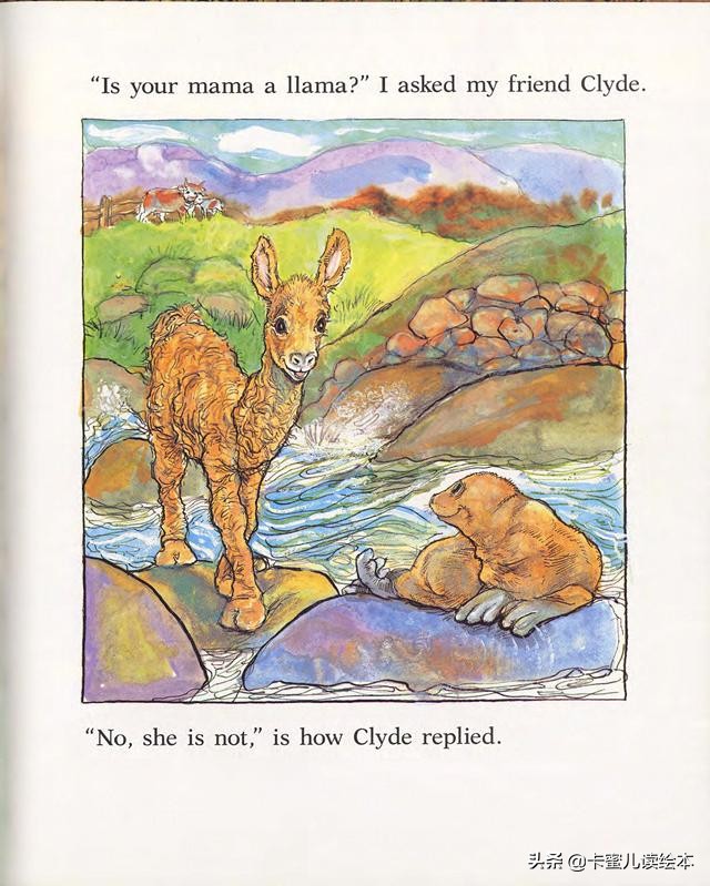 英文有声绘本《Is Your Mama a Llama》你的妈妈是羊驼吗？