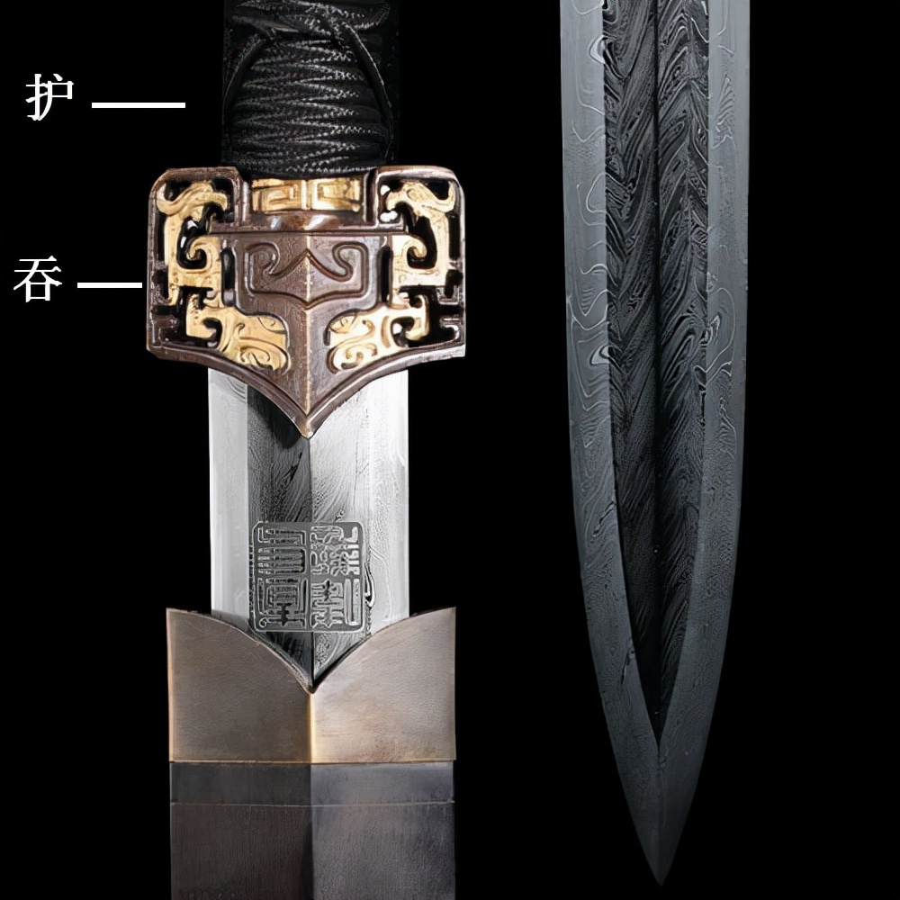 是指剑柄和刀刃的相连部分.