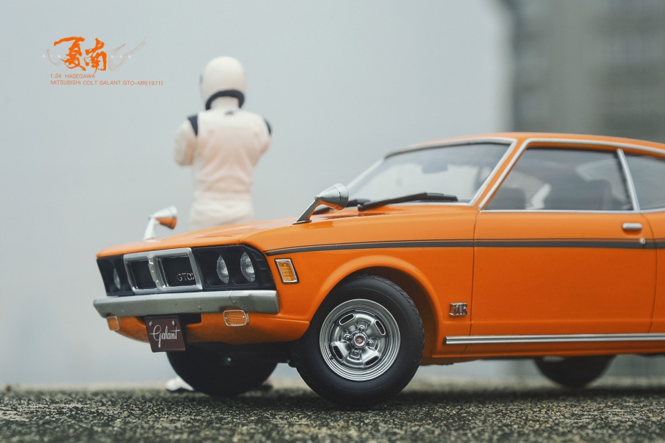 模玩秀：长谷川 1:24 三菱Colt Galant1971