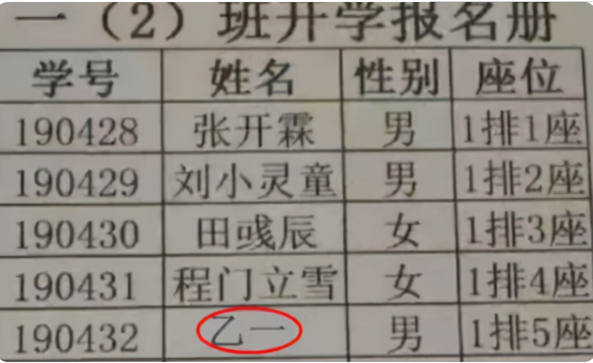 连名带姓只有2划是什么感受？小学生因名字简单走红，好听且实用