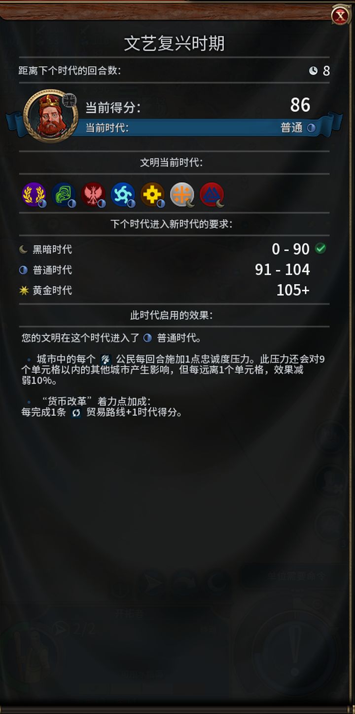 文明六，新手向教程 （左下角，右下角）