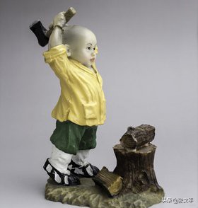 鈯，刀斧不锋利的意思，今天我们写成了