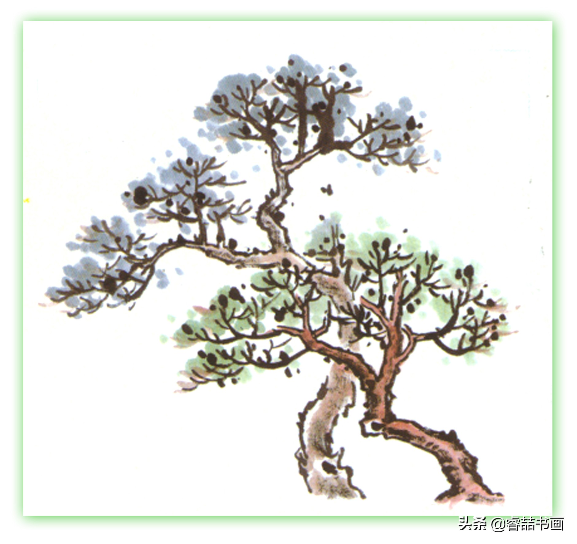 写意树法之鹿角法