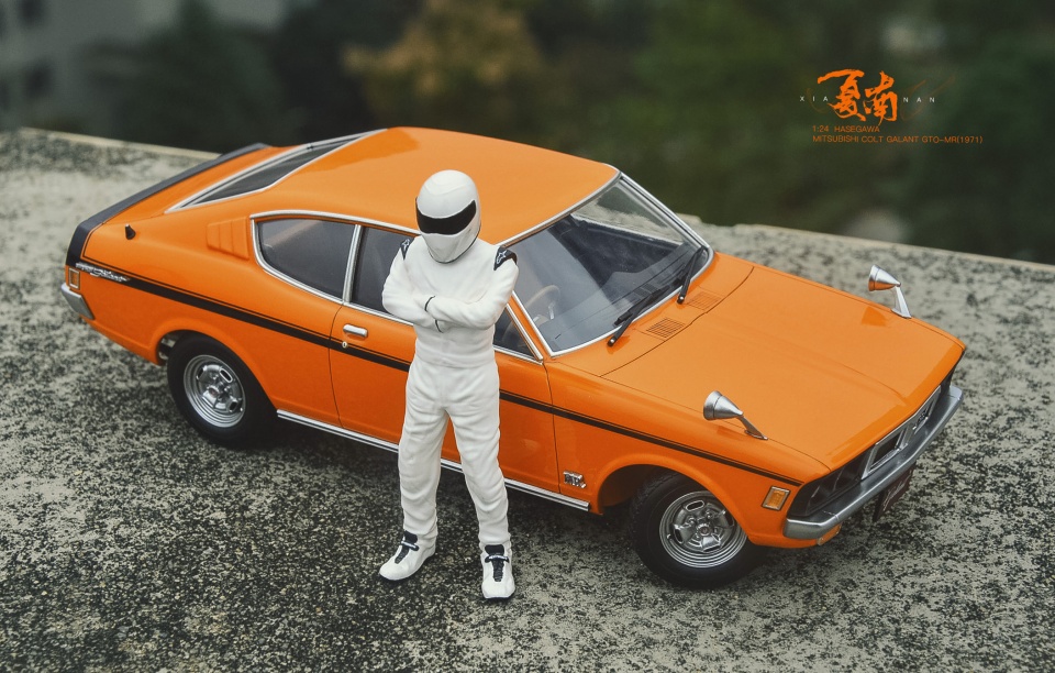 模玩秀：长谷川 1:24 三菱Colt Galant1971
