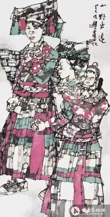 探索新蹊径-读张道兴的人物画