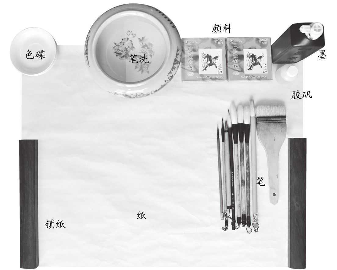 初学工笔画的准备工作：画笔的使用和颜料的选取，画家必须了解！