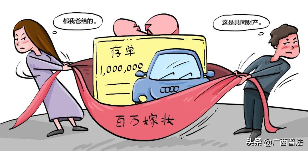 夫妻离婚，作为“嫁妆”的车和百万汇款归谁？法院判了