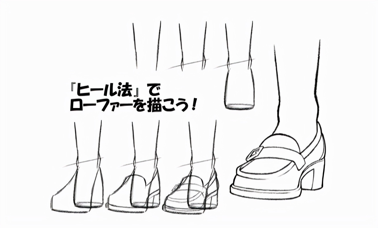 鞋子怎么画简笔画(手把手教你轻松画好平底鞋)