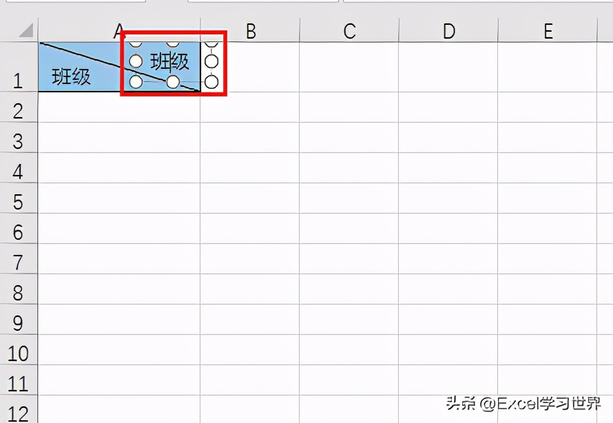 三种方法绘制 Excel 斜线表头，最后一种脑洞太大了
