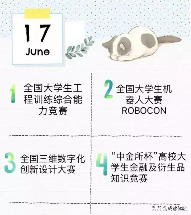 准大学生，励志保研必看的学科竞赛汇总！九月有6个，你准备了吗