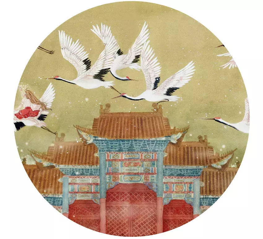 镜花水月，插画师用一支水彩笔画出一个梦想王国！
