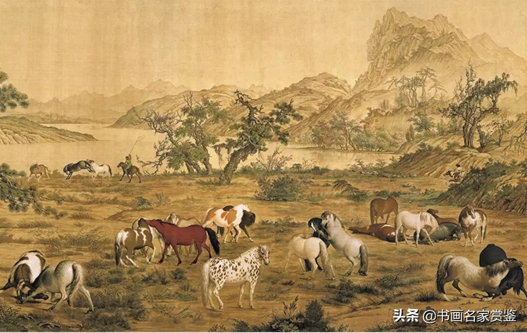 百骏图作者(清代宫廷十大画家之一——郎世宁《百骏图》全图和局部赏析)