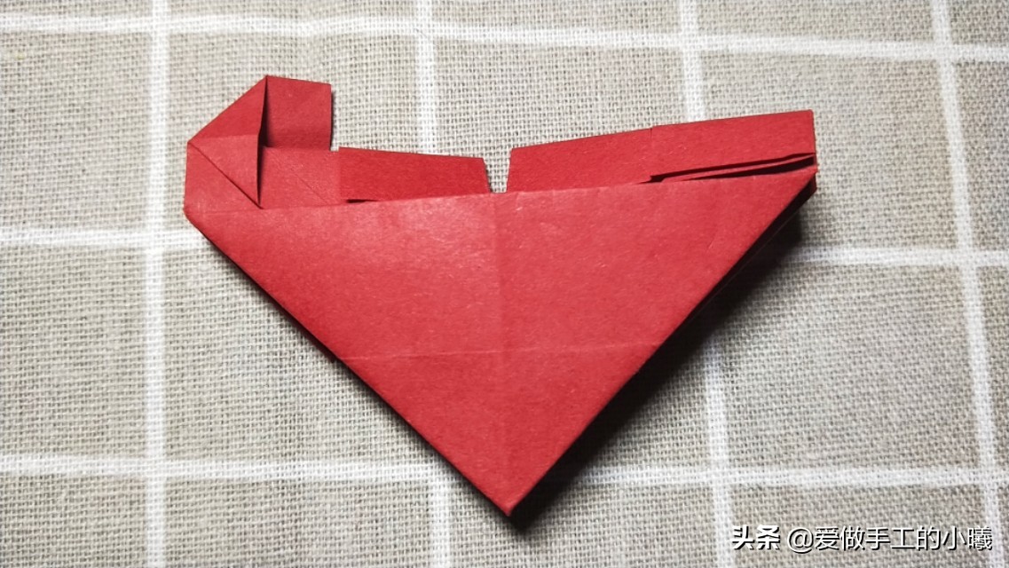 漂亮的双爱心书签，简单又别致，一张纸就完成
