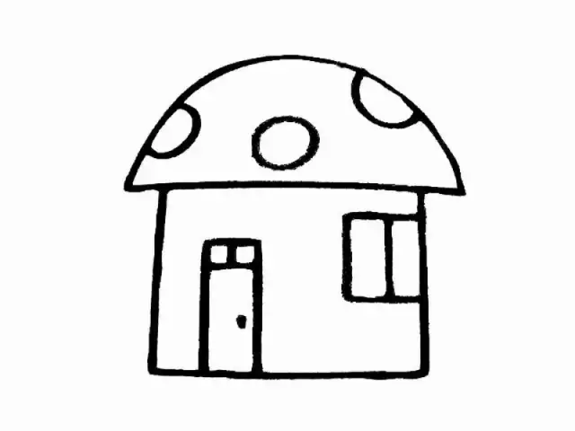 幼儿园房子简笔画系列，上色更漂亮，为孩子收藏！