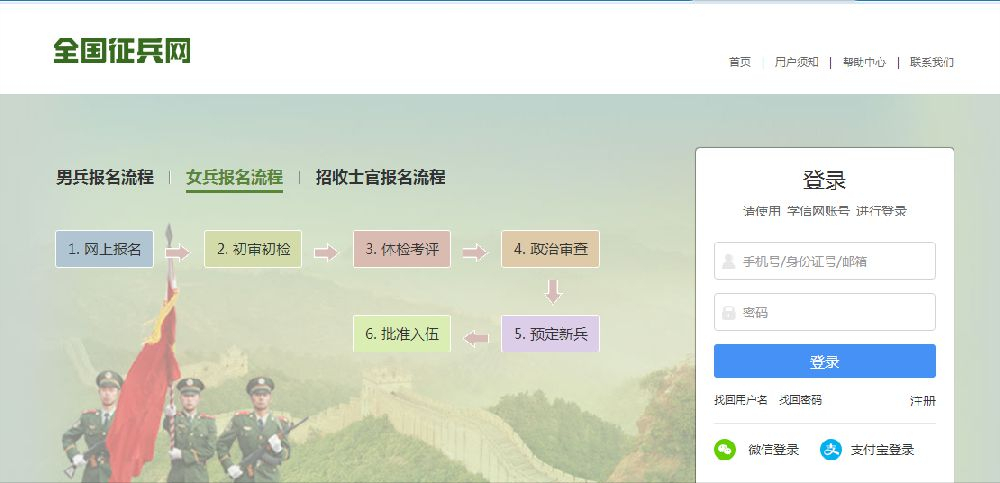 「教程」全国征兵网应征报名照片要求及标准证件照制作