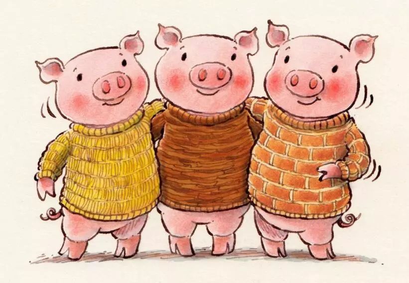 后来迪士尼将《三只小猪》的故事改编成长篇动画,并且在全球范围内