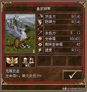《英雄无敌三》WOG版本，全兵种特性以及原型分析（城堡篇）