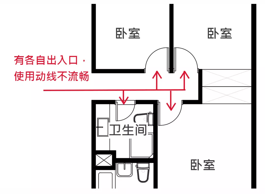太舒适!86平米改造拆一室,还有衣帽间跟大浴缸