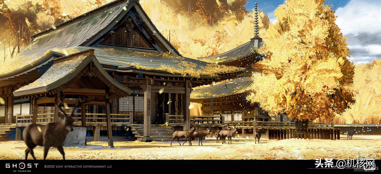 战鬼之舞,匠心之魂:《对马岛之魂》概念原画赏