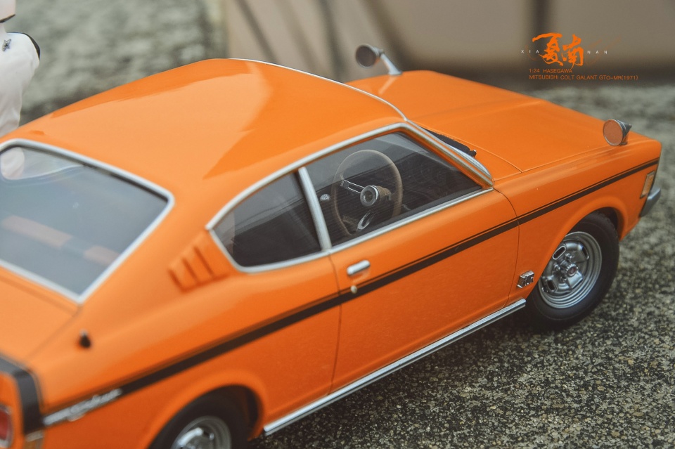 模玩秀：长谷川 1:24 三菱Colt Galant1971