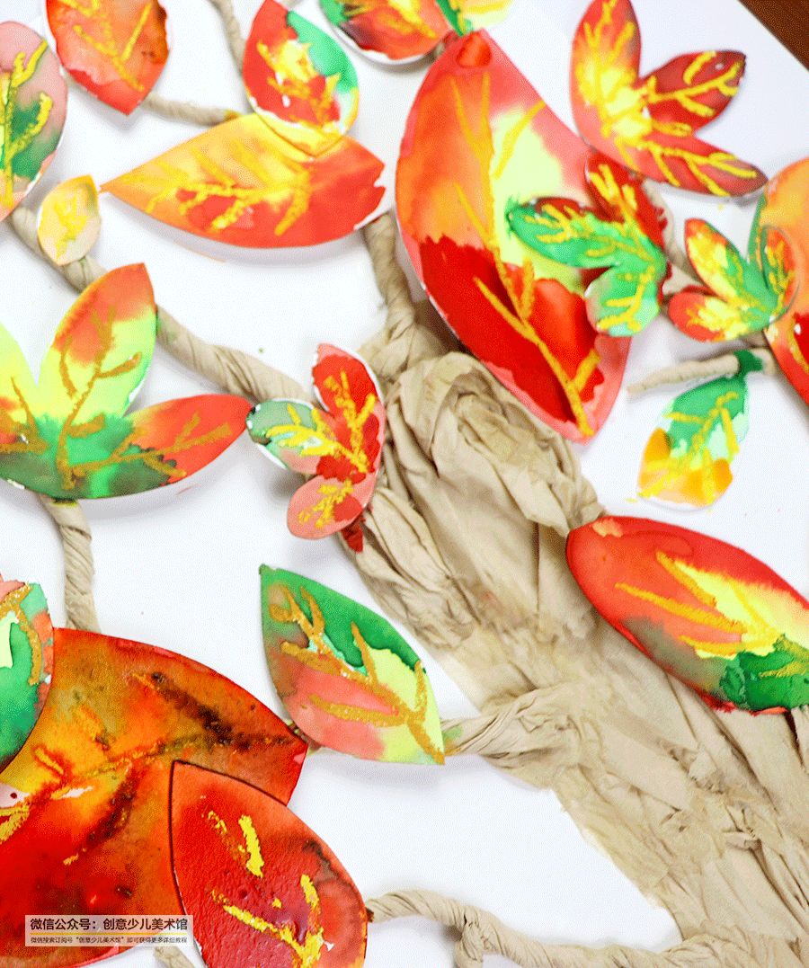 丹尼索儿童画秋天