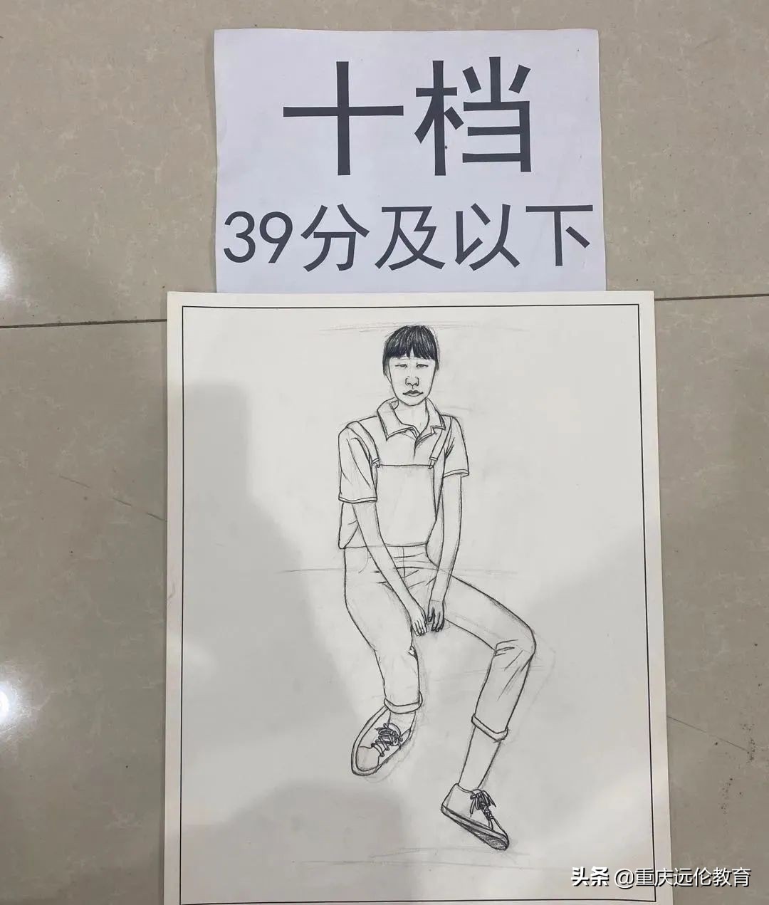 最新美术一模评分标准公布！高低分卷差距大！看看你属于第几档？