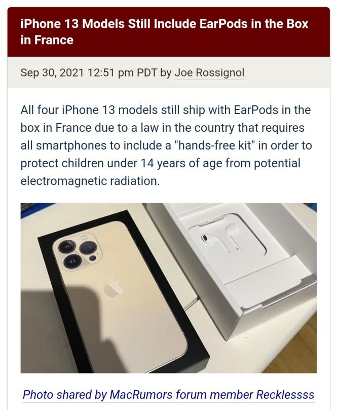 当iPhone 13​恢复​赠送充电头和耳机，网友：呃，还是别送了吧