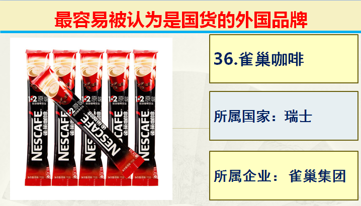 玉兰油是哪个国家的品牌，常见的50个被认为国产的品牌