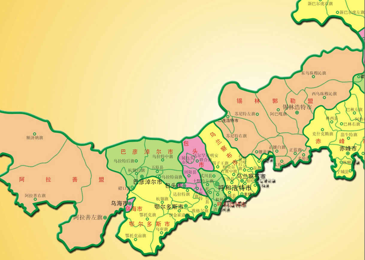 四子王旗地图（图文讲解内蒙古各旗区域划分）