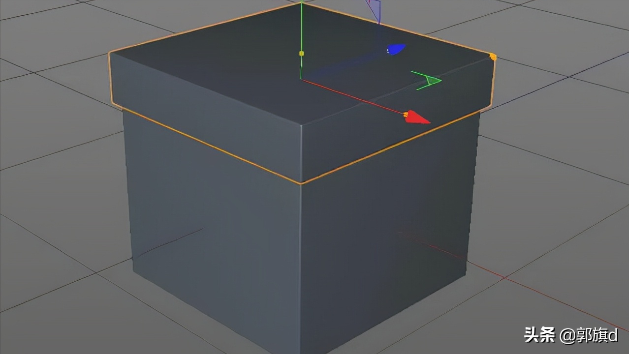 C4D礼物盒建模